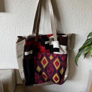 Anthropologie Ikat Tote Bag